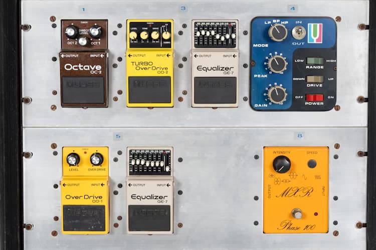 Jerry Garcia's Final Grateful Dead Touring Rig Pedals Image