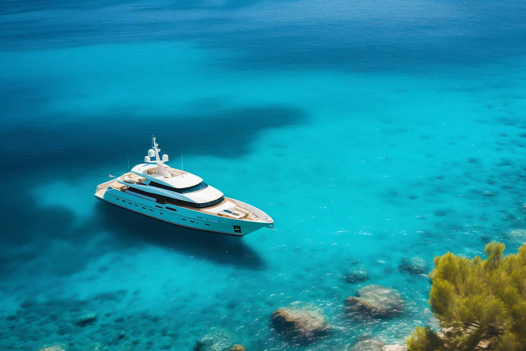 Luxury yacht image