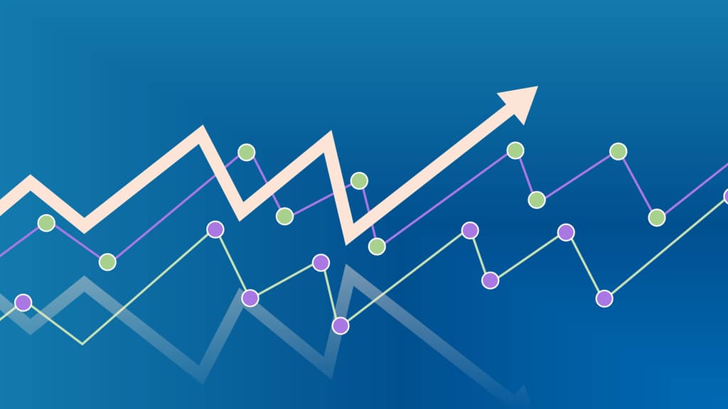 Trending graph image
